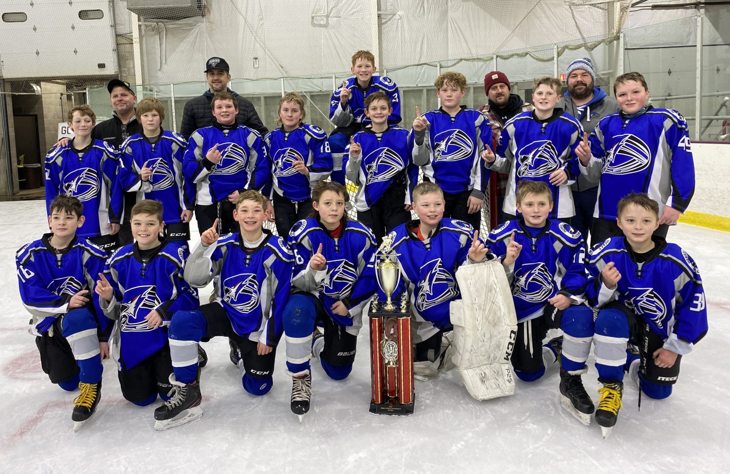 Merrill PeeWees bring home first place, four years in a row