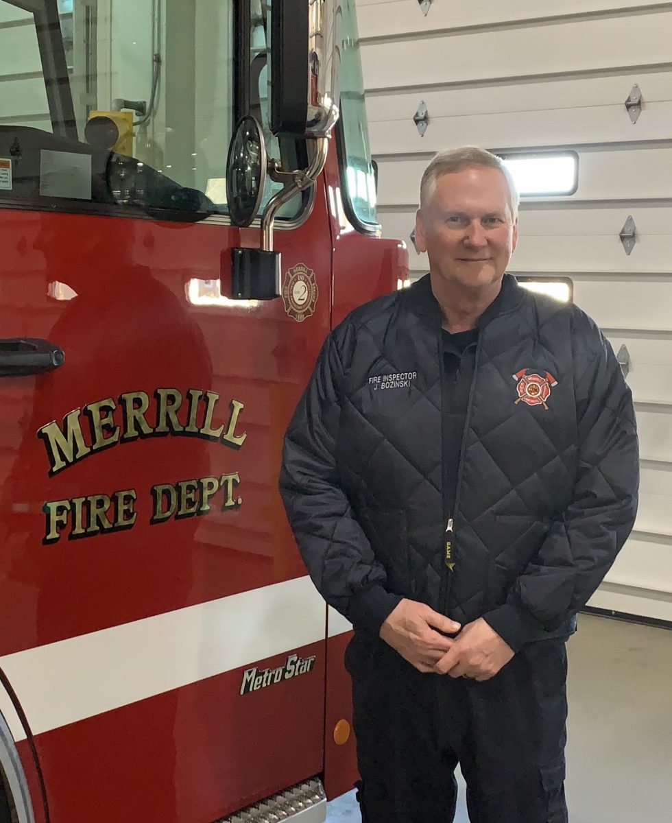 Bozinski new, and first ever, Fire Inspector in Merrill