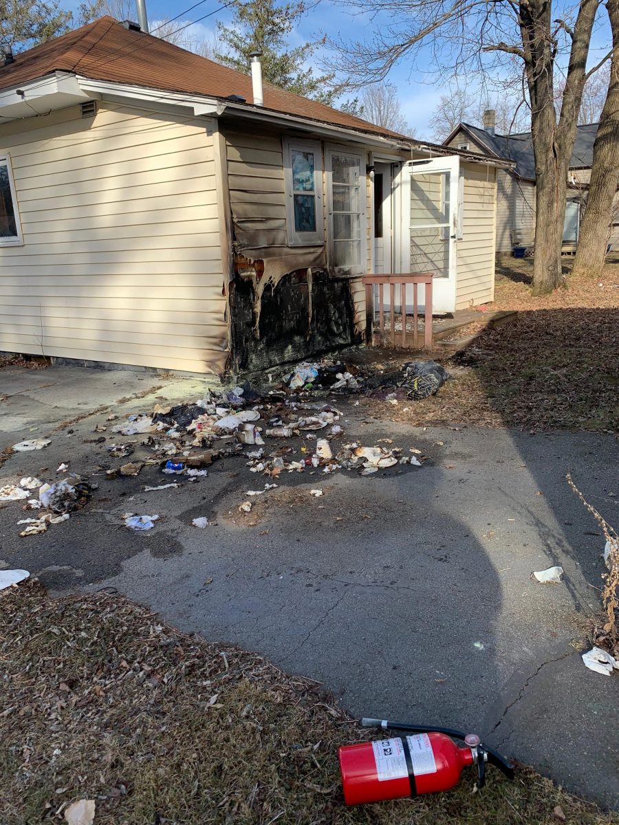 Merrill home suffers minor exterior fire damage