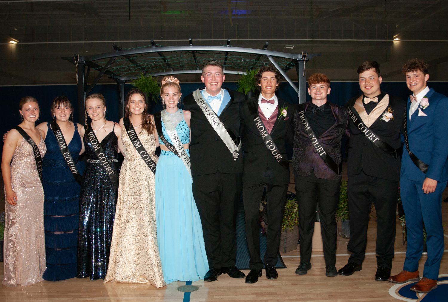 Merrill High School Prom … student royalty is crowned