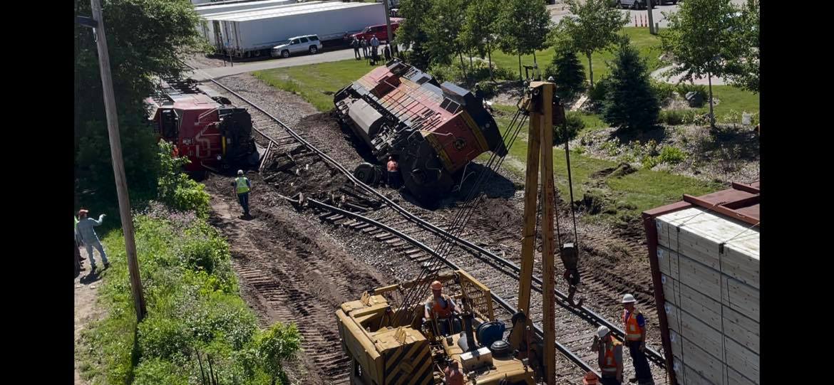 BREAKING NEWS: Train derails in Merrill