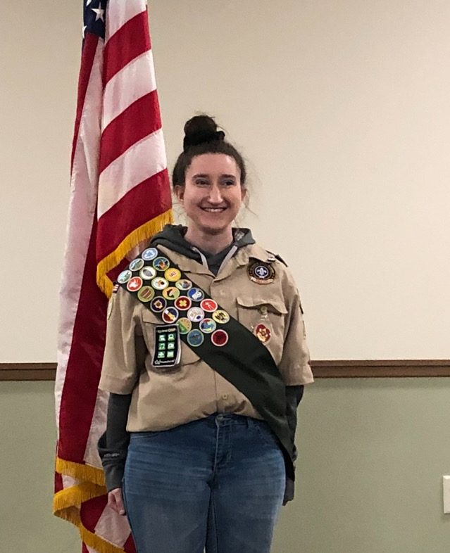 Merrill salutes the City's first female Eagle Scout - Merrill Foto News