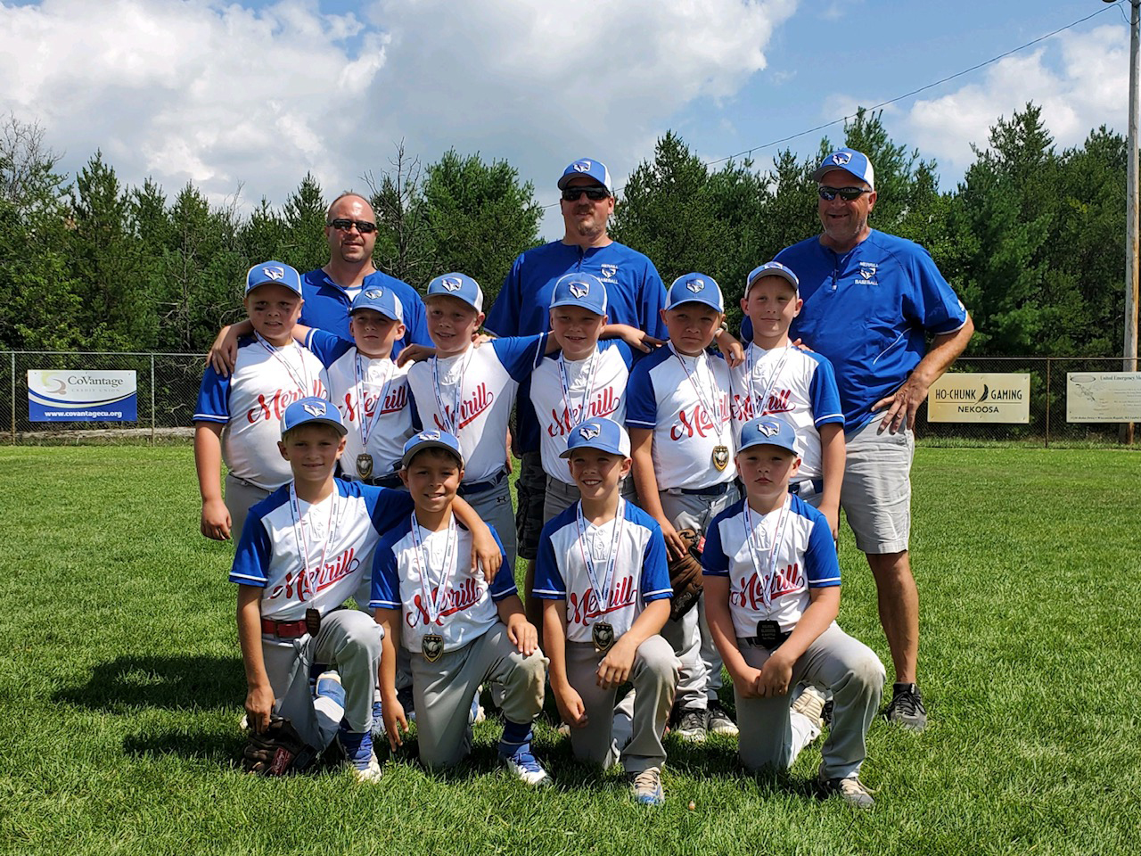 Merrill 9U Traveling Baseball finishes in first place