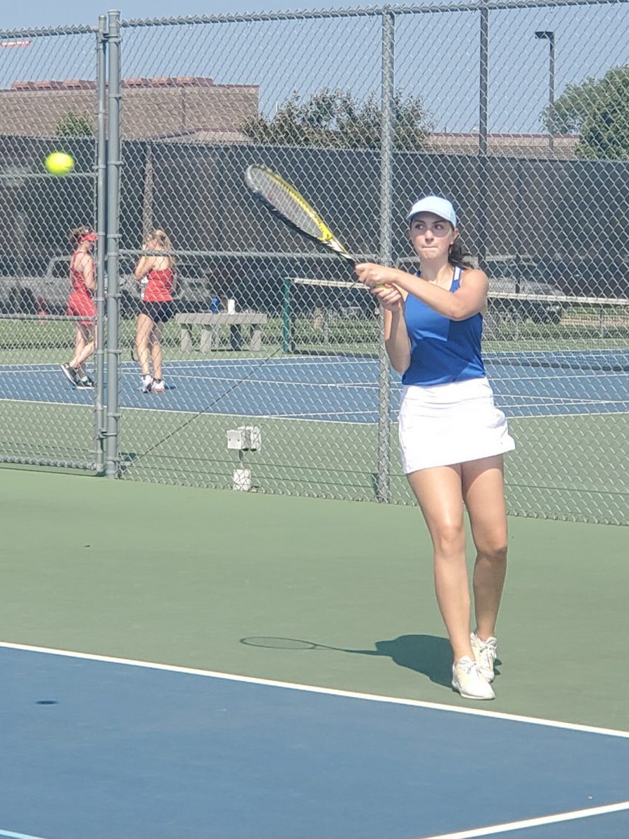 Merrill Bluejay Girls Tennis Team takes to the courts