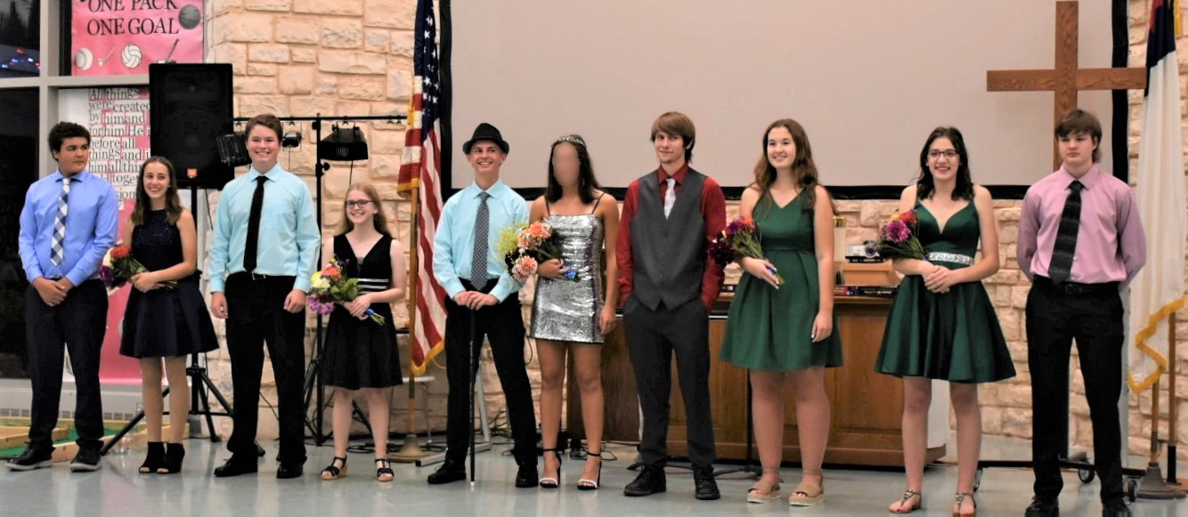 Four Merrill students named to Wisconsin Valley Lutheran High School Homecoming Court
