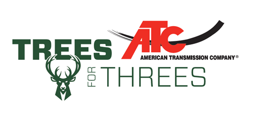AMERICAN TRANSMISSION CO. AND MILWAUKEE BUCKS TEAM UP FOR SIXTH SEASON OF TREES FOR THREES PROGRAM