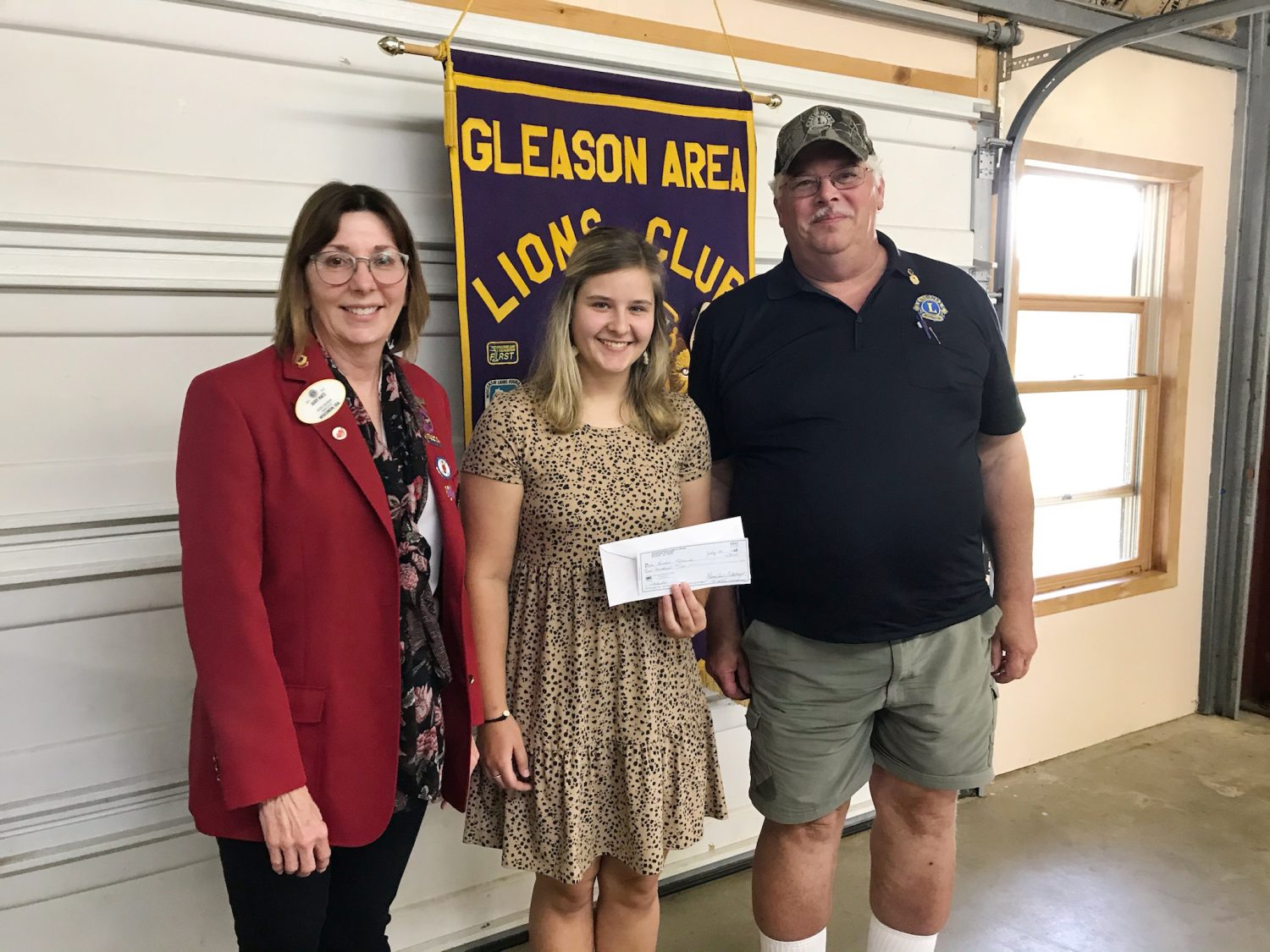 Gleason Area Lions Club awards scholarship