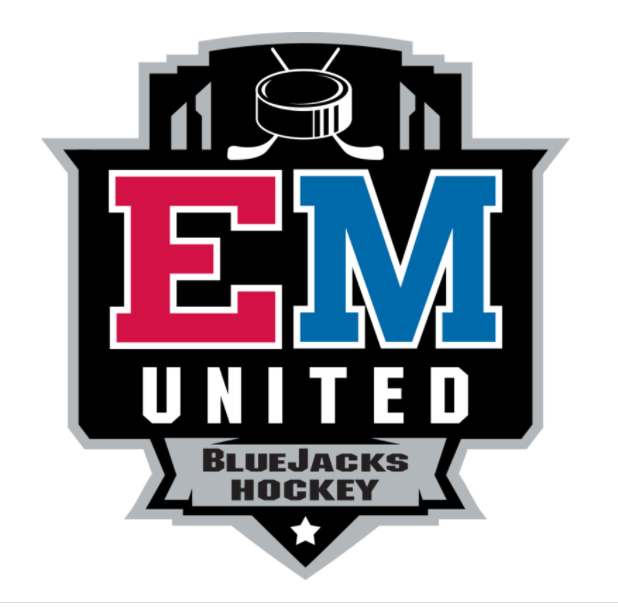 EMU Bluejacks Varsity Hockey celebrates a win!