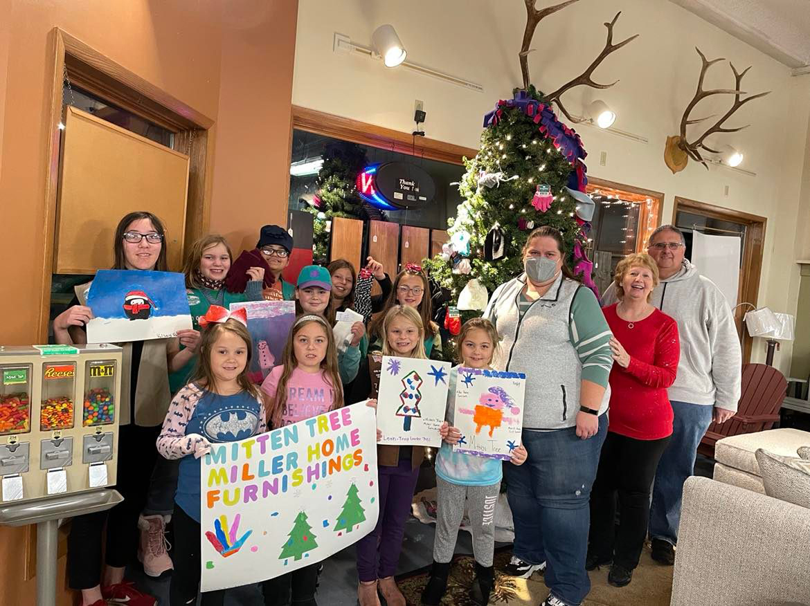 Mitten Tree at Miller Home Furnishings warms area children for 40 years