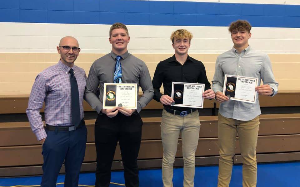 Merrill Bluejay Varsity Football Players – All Conference announcements