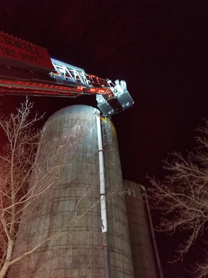 Town of Pine River and Merrill Fire Departments team up to perform silo rescue