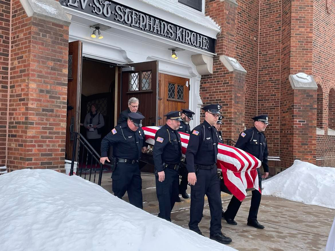 Retired Merrill Police Captain is laid to rest
