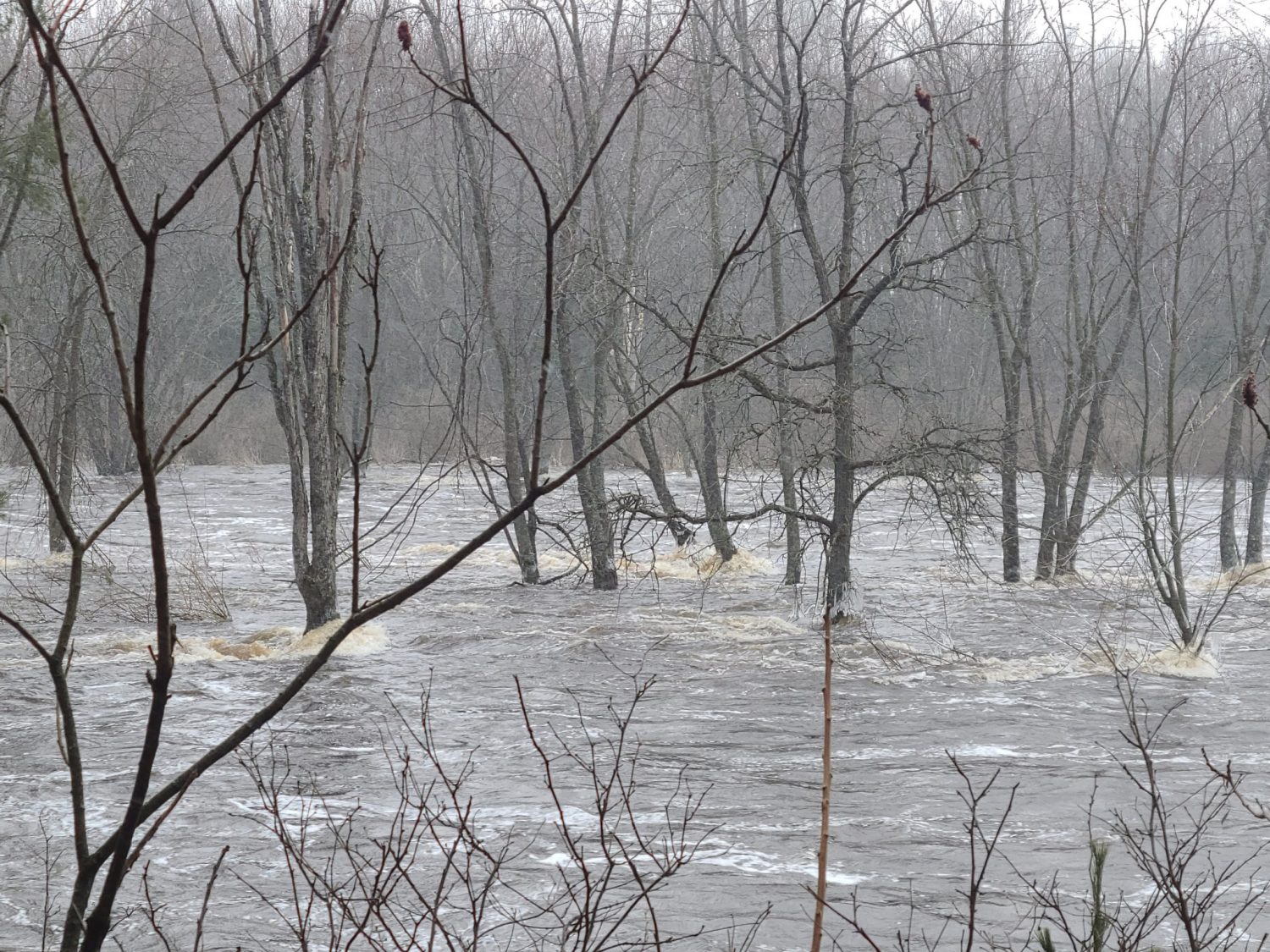 The Merrill area experienced seasonal spring flooding last week