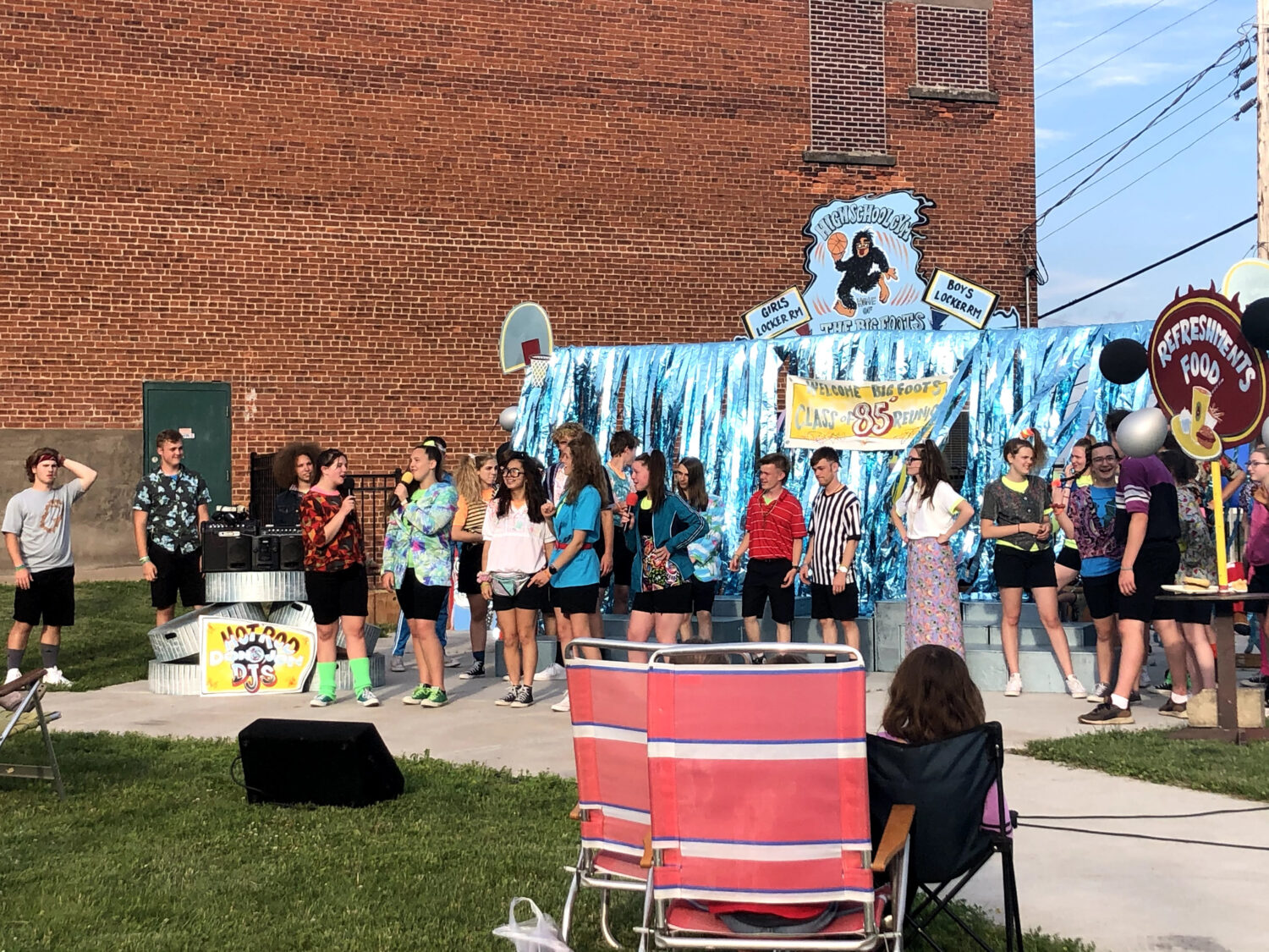 Free musical theater performance in downtown Merrill
