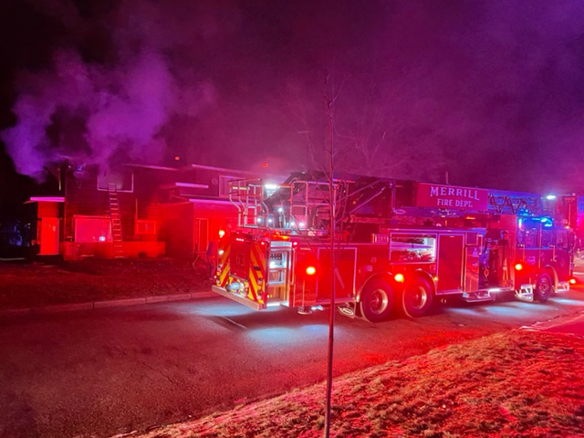 Fire heavily damages 8th Street apartment in Merrill
