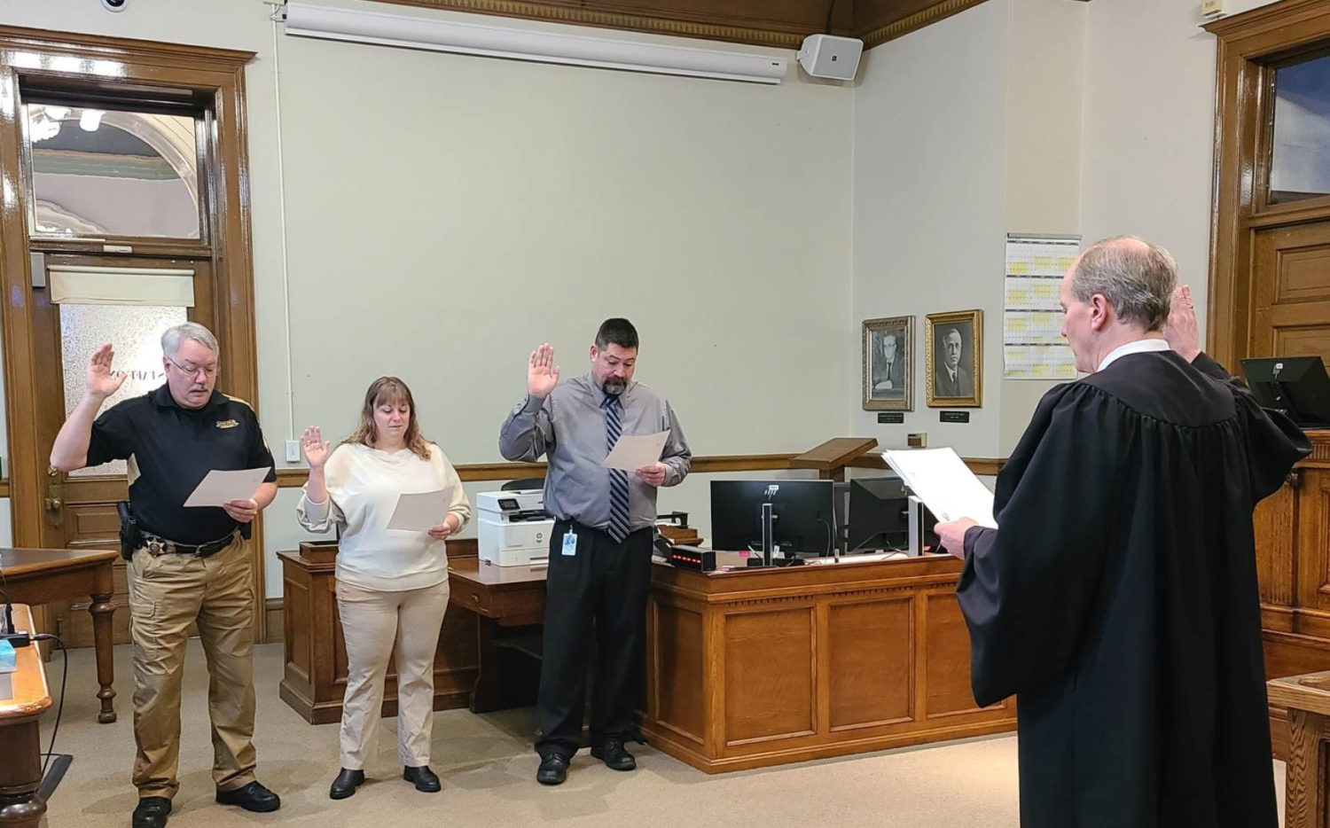 County officials sworn in