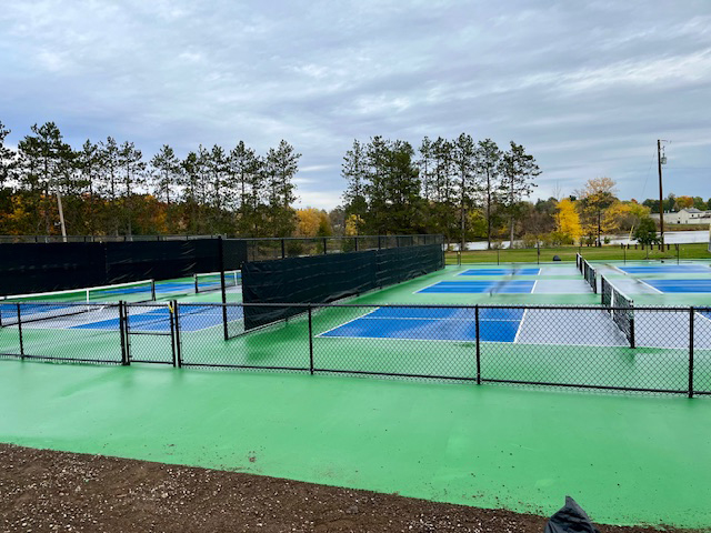 Merrill Parks & Rec completes new Bierman Family Pickleball Courts at Ott’s Park