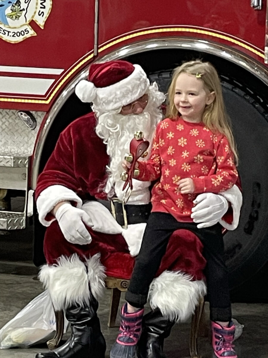 Fourth annual Santa in the Firehouse in Town of Pine River