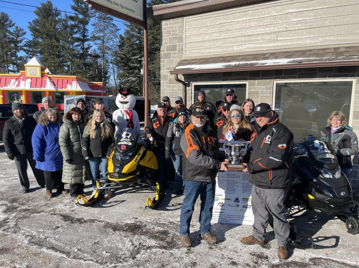 5th Annual Snowmobile Ride tour stops in Merrill