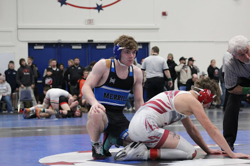 Merrill wrestlers take fifth at Bluejay Challenge, win SPASH dual