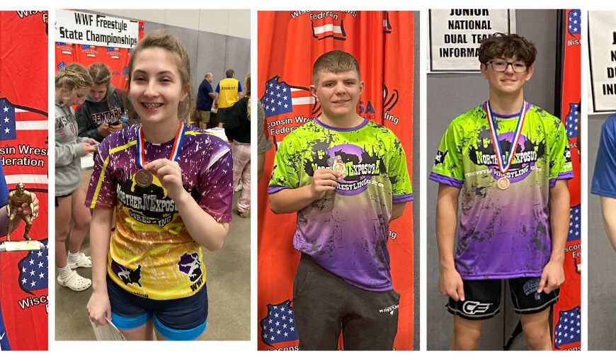 Merrill wrestlers compete in State Freestyle and Greco-Roman Wrestling Tournament